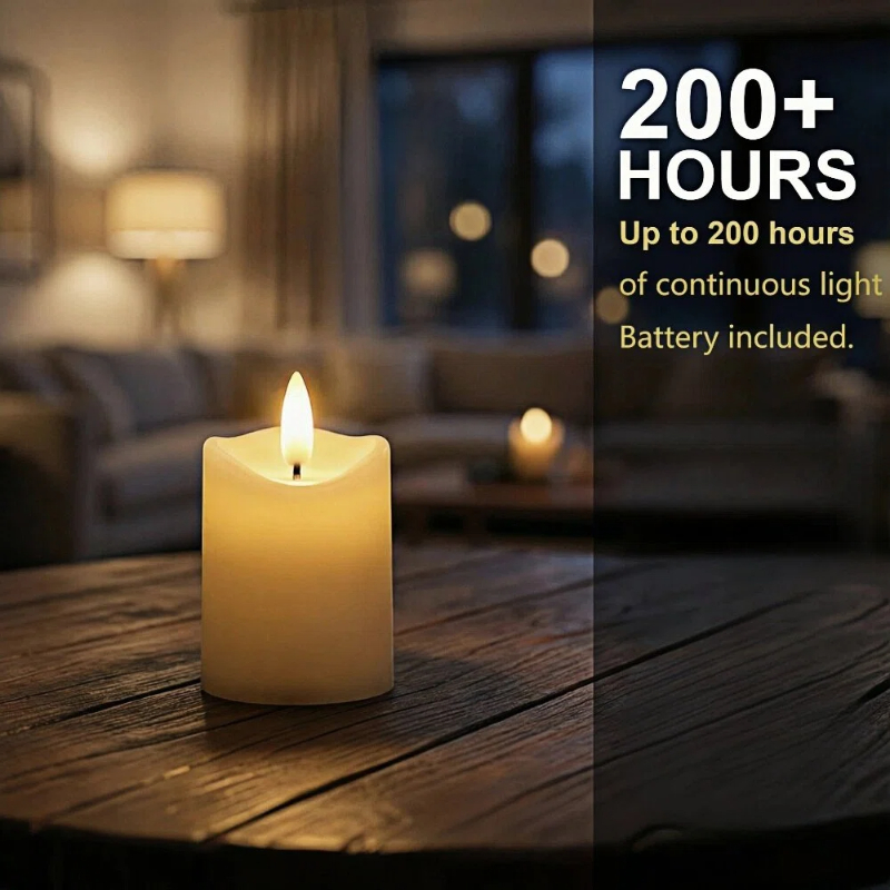 Simplelight Ivory Flameless Votive Candles with Timer