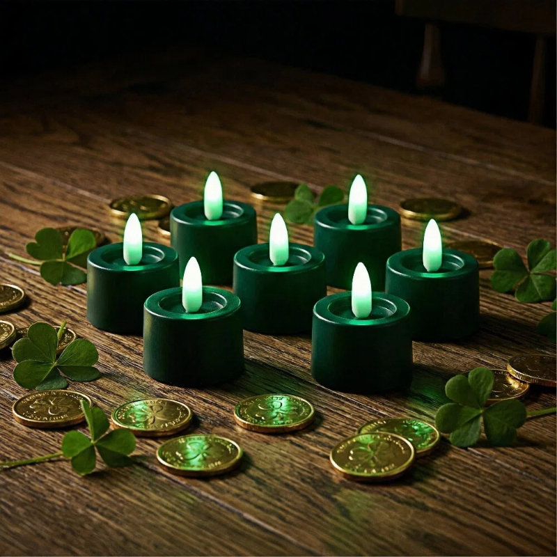 Simplelight Green Tea Lights Candles