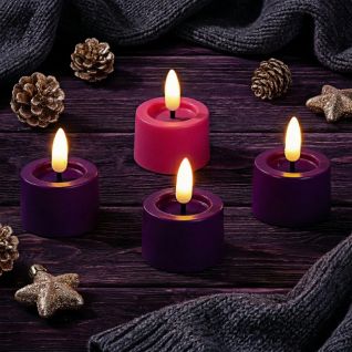 Simplelight Purple & Pink Tea Lights Candles