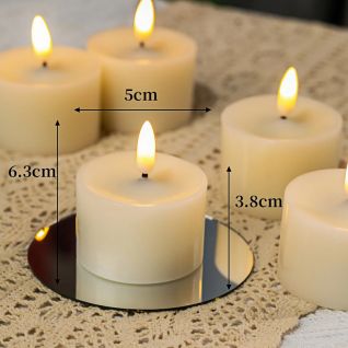Simplelight LED Wax Candles - Pack of 6